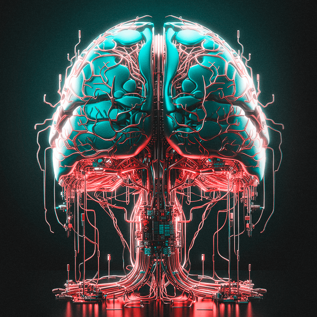 Capa de arte digital para social media futurista